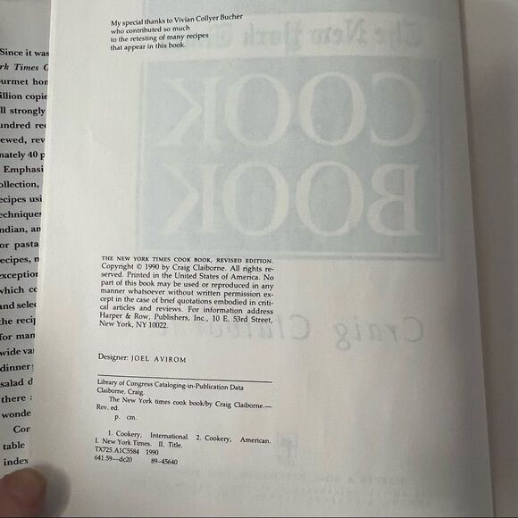 The New York Times Revised Edition Vintage Cookbook 1990 - Picture 5 of 10